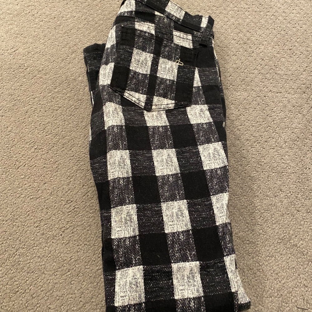 Rag and Bone - Size 25; Black and White checkered jeans - Picture 3 of 3